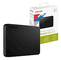 Disco Duro Externo Toshiba Canvio Basics, 1 TB, USB 3.0, 2.5", Negro.