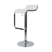 Silla Para Bar Regulable En Altura Glen Reposapies Blanco Ofideas