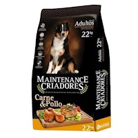 Comida para Perros Adultos Maintenance Criadores Carne y Pollo 22kg