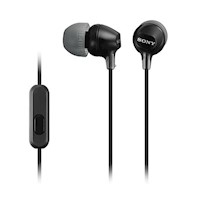 Audifonos Sony In Ear Con Micrófono Manos Libres Mdr-ex15ap Negro