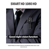 Mini Cámara Espía de Bolsillo 1080P vision Nocturna TF K11 deportiva
