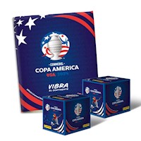 Copa América 2024, 1 álbum tapa blanda + 2 cajita