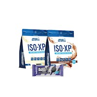 Pack 02 ISO-XP Sabores Mixtos + Protein Dessert Bar Black Biscuit