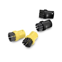 Kit de cepillos redondos nylon 3 unidades  SC1-SC5 Karcher