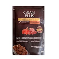 PATE GRAN PLUS GOURMET PERRO ADULTO -  SALMON Y POLLO