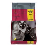 THREE CATS CASTRADO - PREMIUM SABOR CARNE 3 KILOS