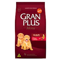 GRAN PLUS MENU PERRO CACHORRO MEDIANO A GRANDE 15 KILOS - CARNE