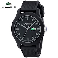 Reloj Lacoste 2010766 Para Hombre Correa de Silicona Negro