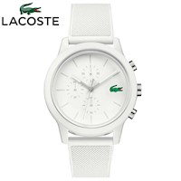 Reloj Lacoste 12.12 2010974 Cronómetro Resina Correa de Silicona Blanco