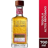 Tequila Reposado OLMECA ALTOS Agave Botella 700ml