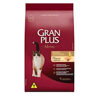 GRAN PLUS GATO CASTRADO SENIOR POLLO Y ARROZ 10 KILOS