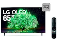 Televisor LG OLED 65 A1 4K Smart TV con ThinQ AI - OLED65A1PSA