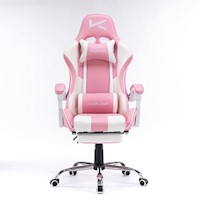 Silla Gamer Kuzler Masajeador RIK-101 Rosado