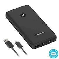 Cargador Portatil - Motorola - TurboPower 10,000mAh - 18w USB-C - Negro