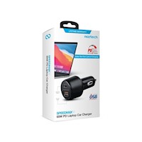 Cargador Portatil de Auto Naztech SpeedMax65 65W USB-C PD