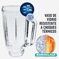 Vaso De Vidrio Oster BLSTAJ-GTS-011 125L.