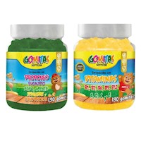 PACK 2 GOMITAS PROPÓLEO NIÑOS + GOMITAS VITAMINAS NIÑOS SOTTCORLABS