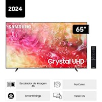 TELEVISOR SAMSUNG SMART TV 65” CRYSTAL UHD 4K TIZAN OS UN65DU7000GXPE