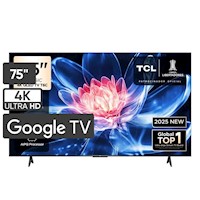 Televisor TCL QLED 75" UHD 4K Smart TV 75T6C Modelo 2025