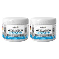 PACK 2 CITRATO DE MAGNESIO 200G EN POLVO EDENIS HEALTH