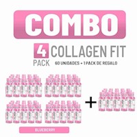 COMBO FITFEM - COLLAGEN FIT PACK DE 60 UNID. BLUEBERRY + 1 PACK GRATIS