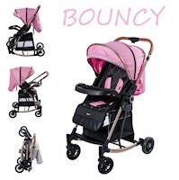 Coche Mecedora Reversible Ebaby BOUNCY EB116 Rosado