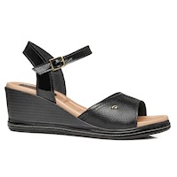 SANDALIA MUJER PEGADA CASUAL PRETO 233952-04