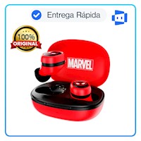 Audífono con micrófono Xtech True Wireless Spider-Man Bluetooth Red