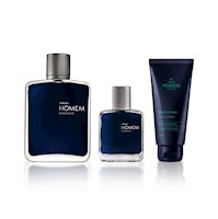 Homem Essence Perfume de Hombre con Mini y Gel de Afeitar