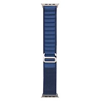 Correa Alpine Loop Para Apple Watch de Nylon Color Azul 42/44/45/49 mm