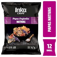 Twelve Pack Papas Nativas Inka Chips x 142g