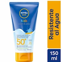 Protector Solar Nivea Sun Kids Swim & Play - Frasco 150 ML