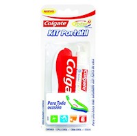 Colgate Kit Portatil Cepillo + Crema Dental - Pack 2 UN