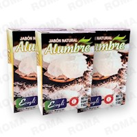 PACK 3 JABONES EN BARRA DE ALUMBRE 330G