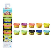 Play-Doh Tubo De Fiesta 10 Latas Pequeñas