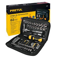 Juego de Herramientas para Mecánico x 83 piezas Pretul 22984