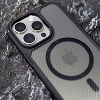 Case mate magsafe con textura de fibra de carbono IPHONE