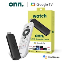 DISPOSITIVO DE STREAMING GOOGLE WATCH ONN GOOGLE TV FULL HD