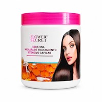 Mascarilla Capilar Flower Secret Keratina 500 ml Tratamiento Hidratante y Nutrit