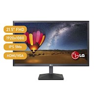 Monitor LG 22MN430M/ 21.5″ IPS/ Full HD (1920×1080) / 5ms VGA/ 02 HDMI