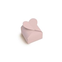 Caja Decorativa Corazón Rosa por 24 und - San valentín