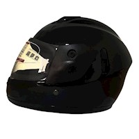 Casco de Moto para Niño en Negro