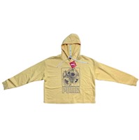 Polera o Sueter con capucha ligera Puma - Amarillo