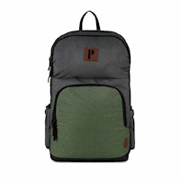 MOCHILA SIRIUS GRIS/VERDE