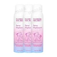 PACK 3 SPRAY DEPILATORIO 450ML FLOWER SECRET
