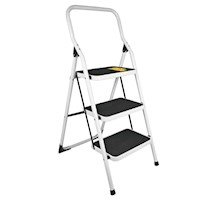 Escalera de 3 Escalones Plegable de Acero Pretul 24120