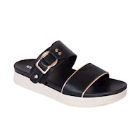 SANDALIA MUJER STHEF CASUAL NEGRO 7998