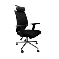 Silla Ergonómica Slim Premium Negro Ofideas
