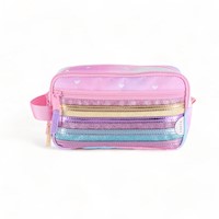 CARTUCHERA LOREN - CAR GLITTER RAINBOW