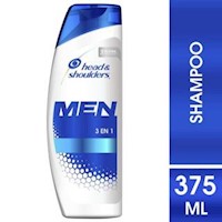 Shampoo 3en1 Head & Shoulders for men - Frasco 375 ML